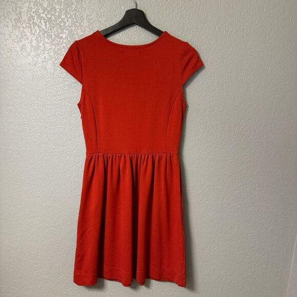 Madewell Screenplay Ponte Dress Burnt Orange Small - Picture 3 of 8